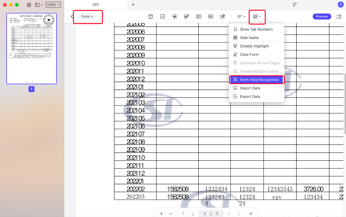 Add The Form Filed All At Once