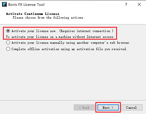 boris fx continuum activation key